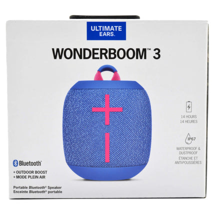 Ultimate Ears WONDERBOOM 3 Bluetooth Mini Speaker Performance Blue | 984-001808 ,