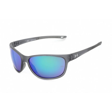 Under Armour Men's Sunglasses - Crystal Grey Oval Shape Frame | UA UNDENIABLE 063M Z9 ,