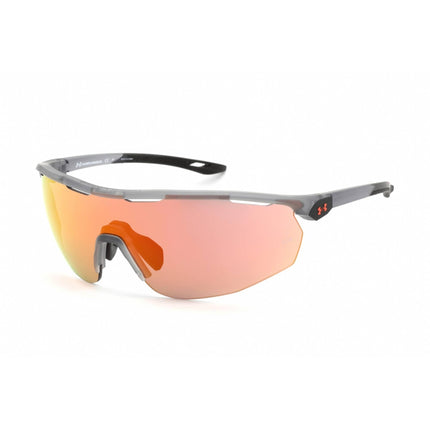Under Armour Men's Sunglasses - Half Rim Grey Plastic Shield | UA 0003/G/S 0KB7 50 ,