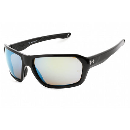 Under Armour Unisex Sunglasses - Black Plastic Frame Blue Ml Lens | UA RECON 0807 W1 ,