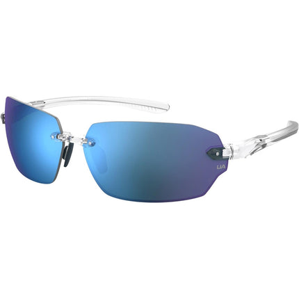 Under Armour Unisex Sunglasses - Crystal Frame Rectangular | UA FIRE 2/G 0900 W1 ,