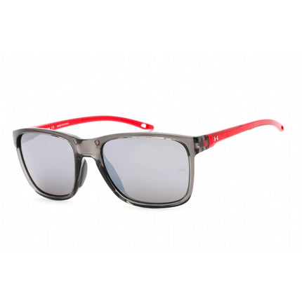 Under Armour Unisex Sunglasses - Full Rim Grey Red Plastic Frame | UA 7002/S 0268 T4 ,