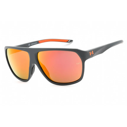 Under Armour Unisex Sunglasses - Grey Rectangular Plastic Frame | UA DOMINATE 0KB7 50 ,