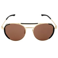 Under Armour Unisex Sunglasses - Light Gold and Black Frame | UA 0008/G/S 03YG 70 ,
