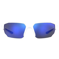 Under Armour Unisex Sunglasses - Rectangular Half-Rim Frame | UA 0012/S 0CCP W1 ,