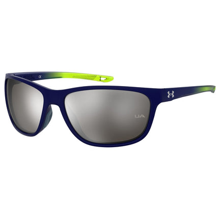 Under Armour Unisex Sunglasses - Silver Mirror Lens Frame | UA UNDENIABLE 0PJP TA ,