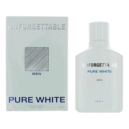 Unforgettable Pure White by Glenn Perri, 3.4 oz Eau De Toilette Spray for Men ,