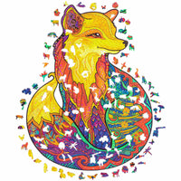 Unidragon Alluring Fox Wooden Jigsaw Puzzle ,