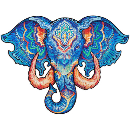 Unidragon Eternal Elephant Wooden Jigsaw Puzzle ,