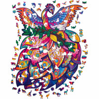 Unidragon Fairy Bird Wooden Jigsaw Puzzle ,