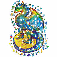 Unidragon Guarding Dragon Wooden Jigsaw Puzzle ,