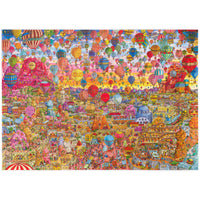 Unidragon Jigsaw Puzzle Set - Quezzle Amazing Cappadocia 3D Figurine, 1000 Pieces ,