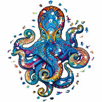 Unidragon Magnetic Octopus Wooden Jigsaw Puzzle ,