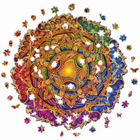 Unidragon Mandala Inexhaustible Abundance Wooden Jigsaw Puzzle ,