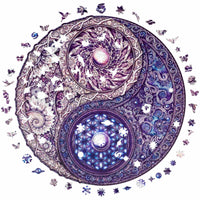 Unidragon Mandala Overarching Opposites Wooden Jigsaw Puzzle ,