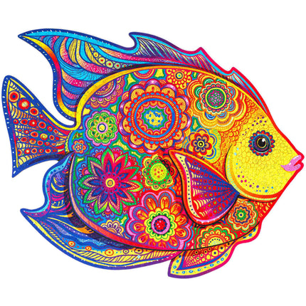 Unidragon Shining Fish Wooden Jigsaw Puzzle ,