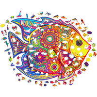 Unidragon Shining Fish Wooden Jigsaw Puzzle ,
