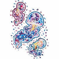 Unidragon Wandering Jellyfish Wooden Jigsaw Puzzle ,