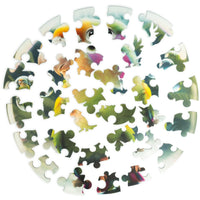 Unidragon Wooden Puzzle - Bubblezz Parrot Lacquer Coating Easy Complexity, 30 Pieces ,