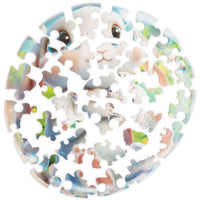 Unidragon Wooden Puzzle - Bubblezz Rabbit Eye Catching Easy Complexity, 30 Pieces ,