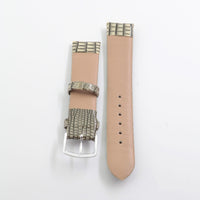 Unisex 20mm Faux Snakeskin Watch Band ,