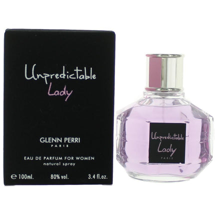 Unpredictable Lady by Glenn Perri, 3.4 oz Eau De Parfum Spray for Women ,