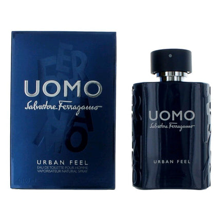 Uomo Urban Feel by Salvatore Ferragamo, 3.4 oz Eau De Toilette Spray for Men ,