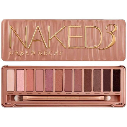 Urban Decay Women's Eyeshadow Palette - Naked 3 with Rose-Hued Neutrals, 12 Color ,