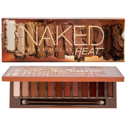 Urban Decay Women's Eyeshadow Palette - Naked Heat with Amber Neutrals, 12 Color ,