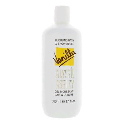 Vanilla by Alyssa Ashley, 17 oz Bubbling Bath & Shower Gel for Women ,