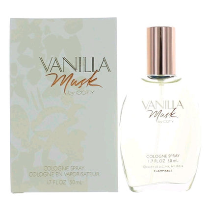Vanilla Musk by Coty, 1.7 oz Cologne Spray for Women ,