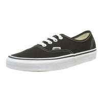 Vans Unisex Authentic Black Canvas Trainers Skate Shoe |VEE3BLK ,