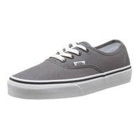 Vans Unisex Authentic Pewter & Black Canvas Skate Shoe |VJRAPBQ ,