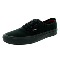 Vans Unisex Authentic Pro Black Canvas Skate Shoe |VQ0DBKA ,