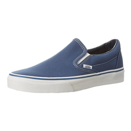 Vans Unisex Classic Navy Canvas Slip-On Sneaker |VEYENVY ,