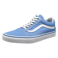 Vans Unisex Old Skool Cendre Blue Canvas & True White Suede Lace-Up Skate Shoe |VA38G1MON ,