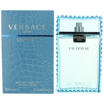 Versace Man Eau Fraiche by Versace, 6.7 oz Eau De Toilette Spray for Men ,