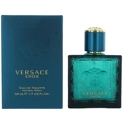 Versace Men's Eau De Toilette Spray - Eros Authentic Exquisite Fragrance, 1.7 oz ,