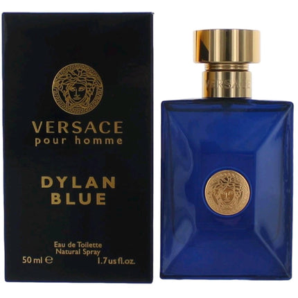 Versace Men's Eau De Toilette Spray - Pour Homme Dylan Blue Mesmerizing Fragrance ,