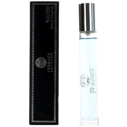 Versace Men's Eau De Toilette Spray - Pour Homme Fresh Genuine Fragrance, 0.3 oz ,