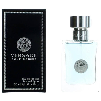 Versace Men's Eau De Toilette Spray - Pour Homme Memorable and Enticing, 1 oz ,