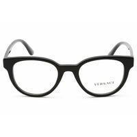 Versace Men's Eyeglasses - Black Round Full Rim Frame Clear Demo Lens | 0VE3317 GB1 ,