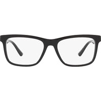 Versace Men's Eyeglasses - Black Square Full-Rim Plastic Frame | VERSACE 0VE3319F GB1 ,
