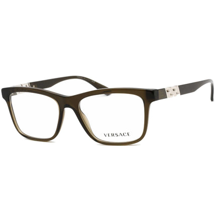Versace Men's Eyeglasses - Brown Rectangular Frame Clear Demo Lens | 0VE3319 200 ,