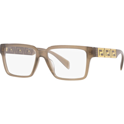 Versace Men's Eyeglasses - Full Rim Opal Brown Acetate Rectangular | 0VE3339U 5407 ,