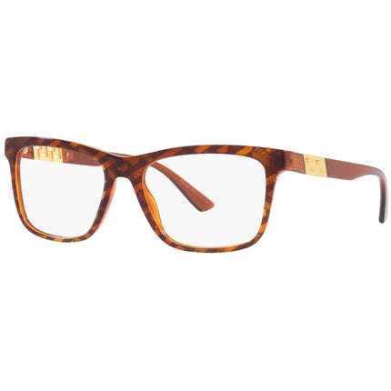 Versace Men's Eyeglasses - Havana Print Rectangular Frame | VERSACE 0VE3319 5354 ,