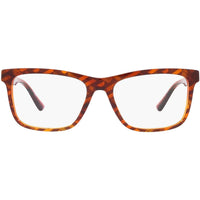 Versace Men's Eyeglasses - Havana Print Rectangular Frame | VERSACE 0VE3319 5354 ,