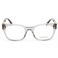 Versace Men's Eyeglasses - Transparent Grey Rectangular Plastic Frame | 0VE3314 593 ,