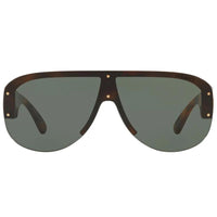 Versace Men's Sunglasses - Dark Green Lens Half-Rim Havana Frame | 0VE4391 531771 ,