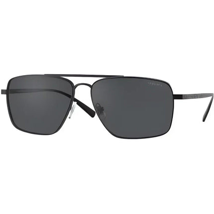 Versace Men's Sunglasses - Dark Grey Lens Matte Black | VERSACE 0VE2216 12618761 ,